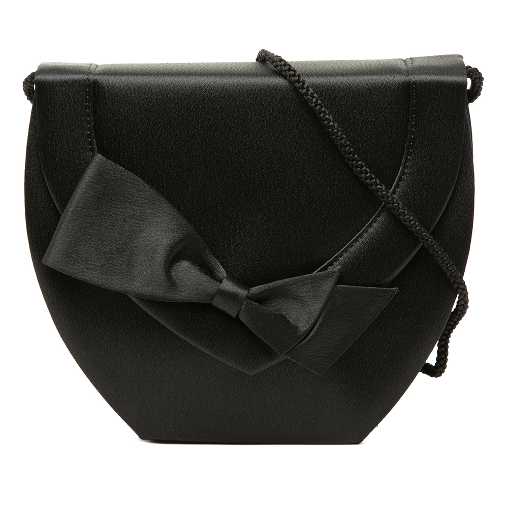 Pre-Loved Saint Laurent Satin Bow Crossbody